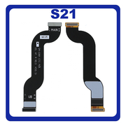 Γνήσια Original Samsung Galaxy S21 5G (SM-G991B, SM-G991B/DS), LCD Flex Cable Καλωδιοταινία Οθόνης GH82-28162A GH59-15414A (Service Pack By Samsung)