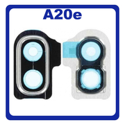 Γνήσιο Original Samsung Galaxy A20e 2019 A202 (SM-A202F, SM-A202K, SM-A202F/DS) Deco Frame For Rear Back Camera Lens Διακοσμητικό Πλαίσιο Για Πίσω Τζαμάκι Κάμερας White Άσπρο GH98-44338B (Service Pack By Samsung)
