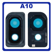Γνήσιο Original Samsung Galaxy A10 A105 (SM-A105F/DS, SM-A105FN/DS, SM-A105G/DS, SM-A105M/DS, SM-A105F, SM-A105G, SM-A105M, SM-A105FN) Deco Frame For Rear Back Camera Lens Διακοσμητικό Πλαίσιο Για Πίσω Τζαμάκι Κάμερας Black Μαύρο GH98-44415A (Service Pack By Samsung)