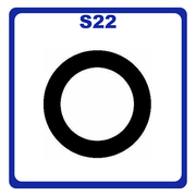 Γνήσια Original Samsung Galaxy S22 5G (SM-S901B), (Wide) Rear Back Camera Glass Lens Πίσω Τζαμάκι Κάμερας Black Μαύρο GH64-08648A (Service Pack By Samsung)