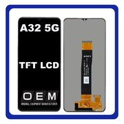 HQ OEM Συμβατό Για Samsung Galaxy A32 5G (SM-A326B, SM-A326B/DS) TFT LCD Display Screen Assembly Οθόνη + Touch Screen Digitizer Μηχανισμός Αφής Awesome Black Μαύρο (Grade AAA+++)