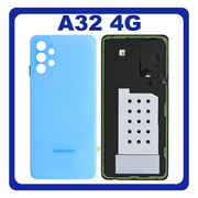 HQ OEM Συμβατό Με Samsung Galaxy A32 (SM-A325F, SM-A325F/DS) Rear Back Battery Cover Πίσω Κάλυμμα Καπάκι Πλάτη Μπαταρίας Awesome Blue Μπλε (Premium A+​)