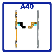 HQ OEM Συμβατό Για Samsung Galaxy A40 (SM-A405F, SM-A405FN) Power Key Flex Cable On/Off + Volume Key Buttons Καλωδιοταινία Πλήκτρων Εκκίνησης + Έντασης Ήχου (Grade AAA+++)