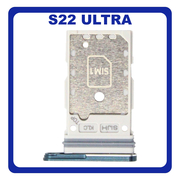 Γνήσια Original Samsung Galaxy S22 Ultra 5G (SM-S908B, SM-S908B/DS) Sim Card Tray Dual Sim Υποδοχέας Θήκης Κάρτας Sim Green Πράσινο GH98-47138D (Service Pack By Samsung)