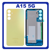 Γνήσια Original Samsung Galaxy A15 5G (SM-A156B, SM-A156B/DS) Rear Back Battery Cover Πίσω Καπάκι Πλάτη Μπαταρίας Yellow Κίτρινο GH82-33492C (Service Pack By Samsung)