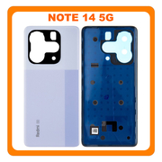 HQ OEM Συμβατό Με Xiaomi Redmi Note 14 5G (24094RAD4G) Rear Back Battery Cover Πίσω Καπάκι Πλάτη Μπαταρίας Lavender Purple Μωβ (Premium A+)