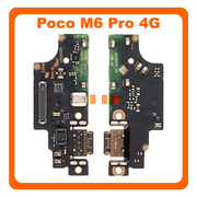 Γνήσια Original Poco M6 Pro 4G (2312FPCA6G) USB Type-C Charging Dock Connector Flex Sub Board, Καλωδιοταινία Υπό Πλακέτα Φόρτισης + Microphone Μικρόφωνο 5600040N6P00 (Service Pack By Xiaomi)