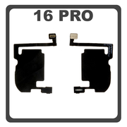 HQ OEM Συμβατό Με iPhone 16 Pro , iPhone16 Pro (A3293, A3083, A3292, A3294) Proximity Sensor Flex Cable Καλωδιοταινία Αισθητήρας Εγγύτητας + Microphone Μικρόφωνο (Premium A+)
