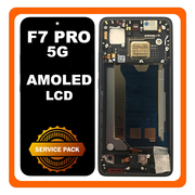 Γνήσια Original Xiaomi Poco F7 Pro 5G AMOLED Display Screen Assembly Οθόνη + Touch Screen Digitizer Μηχανισμός Αφής + Frame Bezel Πλαίσιο Σασί Black Μαύρο 56002300O1100 (Service Pack By Xiaomi)