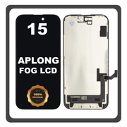 &Gamma;&nu;ή&sigma;&iota;&alpha; Original FOG Apple iPhone 15 (A3090, A2846) APLONG LCD Display Screen Assembly &Omicron;&theta;ό&nu;&eta; + Touch Screen Digitizer &Mu;&eta;&chi;&alpha;&nu;&iota;&sigma;&mu;ό&sigmaf; &Alpha;&phi;ή&sigmaf; Black &Mu;&alpha;ύ&rho;&omicron; (Lifetime Warranty &Gamma;&iota;&alpha; &Sigma;&upsilon;&nu;&epsilon;&rho;&gamma;&alpha;&tau;&epsilon;&sigmaf; B2B)