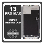 &Gamma;&nu;ή&sigma;&iota;&alpha; Original Apple iPhone 13 Pro Max (A2643, A2484) Super Retina XDR OLED LCD Display Screen Assembly &Omicron;&theta;ό&nu;&eta; + Touch Screen Digitizer &Mu;&eta;&chi;&alpha;&nu;&iota;&sigma;&mu;ό&sigmaf; &Alpha;&phi;ή&sigmaf; Black &Mu;&alpha;ύ&rho;&omicron; CH661-22309 (Service Pack)
