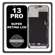 &Gamma;&nu;ή&sigma;&iota;&alpha; Original Apple iPhone 13 Pro (A2638, A2483) Super Retina XDR OLED LCD Display Screen Assembly &Omicron;&theta;ό&nu;&eta; + Touch Screen Digitizer &Mu;&eta;&chi;&alpha;&nu;&iota;&sigma;&mu;ό&sigmaf; &Alpha;&phi;ή&sigmaf; Black &Mu;&alpha;ύ&rho;&omicron; CH661-21993 (Service Pack)