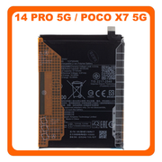 Γνήσια Original Xiaomi Redmi Note 14 Pro 5G(24090RA29G) / Poco X7 5G (24095PCADG) BN5V Battery Μπαταρία Li-Ion 5110 mAh 1330101000191B (Service Pack By Xiaomi)