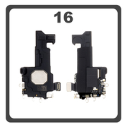 HQ OEM Συμβατό Με Apple iPhone 16, iPhone16 (A3287, A3081) EarPiece Receiver Speaker Ακουστικό (Premium A+)