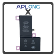 HQ OEM Συμβατό Με Apple iPhone X, iPhoneX (A1865, A1901) APLONG Battery Μπαταρία High Capacity Li-Ion 3200 mAh (Premium A+) (1 Year Warranty Για Συνεργατες B2B)