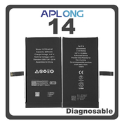 HQ OEM Συμβατό Με Apple iPhone 14, iPhone14 (A2882, A2649) APLONG Battery Μπαταρία Li-Ion 3279 mAh Diagnosable Bulk (Premium A+) (1 Year Warranty Για Συνεργατες B2B)