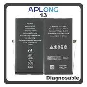 HQ OEM Συμβατό Με iPhone 13, iPhone13 (A2633, A2482) APLONG Battery Μπαταρία Li-Ion 3240 mAh Diagnosable Bulk (Premium A+) (1 Year Warranty Για Συνεργατες B2B)