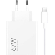 Xiaomi Φορτιστής με Θύρα usb-a και Καλώδιο usb-c 67w Power Delivery White (Hypercharge Combo Bhr9465eu)
