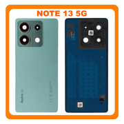 Γνήσια Original Xiaomi Redmi Note 13 5G (2312DRAABG, 2312DRAABI) Rear Back Battery Cover Πίσω Καπάκι Πλάτη Μπαταρίας + Camera Lens Τζαμάκι Κάμερας Ocean Teal Μπλε 5600150N1700 (Service Pack By Xiaomi)