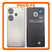 &Gamma;&nu;ή&sigma;&iota;&alpha; Original Xiaomi Poco F6 (24069PC21G, 24069PC21I) Rear Back Battery Cover &Pi;ί&sigma;&omega; &Kappa;ά&lambda;&upsilon;&mu;&mu;&alpha; &Kappa;&alpha;&pi;ά&kappa;&iota; &Pi;&lambda;ά&tau;&eta; &Mu;&pi;&alpha;&tau;&alpha;&rho;ί&alpha;&sigmaf; + Camera Lens &Tau;&zeta;&alpha;&mu;ά&kappa;&iota; &Kappa;ά&mu;&epsilon;&rho;&alpha;&sigmaf; Titanium 5600080N16T00 (Service Pack By Xiaomi)