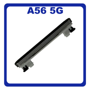 Γνήσια Original Samsung Galaxy A56 5G (SM-A566V, SM-A566B) Volume Button External Side Keys Πλαϊνό Πλήκτρο Κουμπί Ρύθμισης Έντασης Ήχου Awesome Graphite Γκρι GH98-49944A (Service Pack By Samsung)