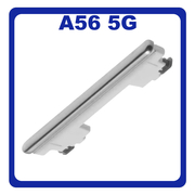Γνήσια Original Samsung Galaxy A56 5G (SM-A566V, SM-A566B) Volume Button External Side Keys Πλαϊνό Πλήκτρο Κουμπί Ρύθμισης Έντασης Ήχου Awesome Light Grey Γκρι GH98-49944B (Service Pack By Samsung)