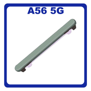 Γνήσια Original Samsung Galaxy A56 5G (SM-A566V, SM-A566B) Volume Button External Side Keys Πλαϊνό Πλήκτρο Κουμπί Ρύθμισης Έντασης Ήχου Awesome Olive Λαδί GH98-49944C (Service Pack By Samsung)