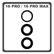 HQ OEM Συμβατό Με iPhone 16 Pro, iPhone 16Pro (A3296, A3084), iPhone 16 Pro Max, iPhone 16Pro Max (A3296, A3084)​ Main Rear Back Camera Glass Lens Πίσω Τζαμάκι Κάμερας (Premium A+)