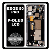 &Gamma;&nu;ή&sigma;&iota;&alpha; Original Motorola Moto Edge 50 Pro 5G (XT2403-2) P-OLED LCD Display Screen Assembly &Omicron;&theta;ό&nu;&eta; + Touch Screen Digitizer &Mu;&eta;&chi;&alpha;&nu;&iota;&sigma;&mu;ό&sigmaf; &Alpha;&phi;ή&sigmaf; + Frame Bezel &Pi;&lambda;&alpha;ί&sigma;&iota;&omicron; &Sigma;&alpha;&sigma;ί Black Beauty &Mu;&alpha;ύ&rho;&omicron; 5D68C24322 (Service Pack By Motorola)