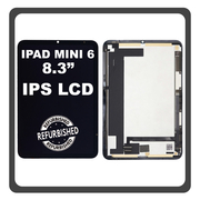 iPad Mini (2021), Ipad Mini 6 (2021) (A2568) Liquid Retina IPS LCD Display Screen Assembly Οθόνη + Touch Screen Digitizer Μηχανισμός Αφής Space Gray Μαύρο (Ref By Apple)