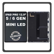 iPad Pro 2021 5th Gen 12.9" (A2379, A2461) / Apple iPad Pro 2022 6th Gen 12.9" (A2764, A2437) Liquid Retina XDR mini-LED LCD Display Aseembly Screen &Omicron;&theta;ό&nu;&eta; + Touch Digitizer Unit &Mu;&eta;&chi;&alpha;&nu;&iota;&sigma;&mu;ό&sigmaf; A&phi;ή&sigmaf; Space Gray &Mu;&alpha;ύ&rho;&omicron; (Ref By Apple)