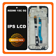 &Gamma;&nu;ή&sigma;&iota;&alpha; Original Xiaomi Redmi 15C 5G (2508CRN2BC, 2508CRN2BG) IPS LCD Display Screen Assembly &Omicron;&theta;ό&nu;&eta; + Touch Screen Digitizer &Mu;&eta;&chi;&alpha;&nu;&iota;&sigma;&mu;ό&sigmaf; &Alpha;&phi;ή&sigmaf; + Frame Bezel &Pi;&lambda;&alpha;ί&sigma;&iota;&omicron; &Sigma;&alpha;&sigma;ί Black &Mu;&alpha;ύ&rho;&omicron; 56000200P1500 (Service Pack By Xiaomi)