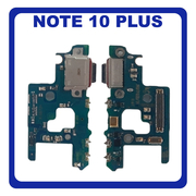 HQ OEM Συμβατό Με Samsung Galaxy Note 10+, Galaxy Note 10 Plus (SM-N975F, SM-N975U) USB Type-C Charging Dock Connector Flex Sub Board, Καλωδιοταινία Υπό Πλακέτα Φόρτισης + Microphone Μικρόφωνο (Premium A+​)