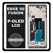 &Gamma;&nu;ή&sigma;&iota;&alpha; Original Motorola Moto Edge 50 Fusion (XT2429-1) P-OLED LCD Display Screen Assembly &Omicron;&theta;ό&nu;&eta; + Touch Screen Digitizer &Mu;&eta;&chi;&alpha;&nu;&iota;&sigma;&mu;ό&sigmaf; &Alpha;&phi;ή&sigmaf; + Frame Bezel &Pi;&lambda;&alpha;ί&sigma;&iota;&omicron; &Sigma;&alpha;&sigma;ί Blue &Mu;&pi;&lambda;&epsilon; 5D68C24635 (Service Pack By Motorola)