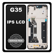 Γνήσια Original Motorola Moto G35 (XT2433-5) IPS LCD Display Screen Assembly Οθόνη + Touch Screen Digitizer Μηχανισμός Αφής + Frame Bezel Πλαίσιο Σασί Black Μαύρο 5D68C28856 (Service Pack By Motorola)