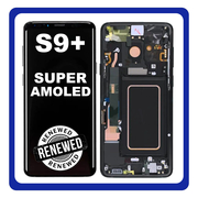 &Gamma;&nu;ή&sigma;&iota;&alpha; Original Samsung Galaxy S9 Plus (SM-G965F) &Omicron;&theta;ό&nu;&eta; LCD Display Screen + Touch Screen DIgitizer &Mu;&eta;&chi;&alpha;&nu;&iota;&sigma;&mu;ό&sigmaf; &Alpha;&phi;ή&sigmaf; + Frame &Pi;&lambda;&alpha;ί&sigma;&iota;&omicron; Black GH97-21691A (Renewed)