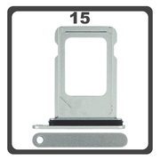 Original for iPhone 15, iPhone15 (A3090, A2846) SIM Card Tray &Theta;ή&kappa;&eta; &Kappa;ά&rho;&tau;&alpha;&sigmaf; Sim Green &Pi;&rho;ά&sigma;&iota;&nu;&omicron;