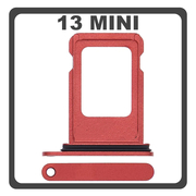 Original for iPhone 13 Mini, iPhone13 Mini (A2628, A2481) SIM Card Tray &Theta;ή&kappa;&eta; &Kappa;ά&rho;&tau;&alpha;&sigmaf; Sim Red &Kappa;ό&kappa;&kappa;&iota;&nu;&omicron;