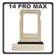 Original for iPhone 14 Pro Max (A2894, A2651) SIM Card Tray &Theta;ή&kappa;&eta; &Kappa;ά&rho;&tau;&alpha;&sigmaf; Sim Gold &Chi;&rho;&upsilon;&sigma;ό