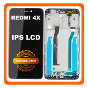 &Gamma;&nu;ή&sigma;&iota;&alpha; Original Xiaomi Redmi 4x LCD Display &Omicron;&theta;ό&nu;&eta; + Touch Screen Digitizer &Mu;&eta;&chi;&alpha;&nu;&iota;&sigma;&mu;ό&sigmaf; &Alpha;&phi;ή&sigmaf; + Frame &Pi;&lambda;&alpha;ί&sigma;&iota;&omicron; Black 560620003033(Service Pack By Xiaomi)