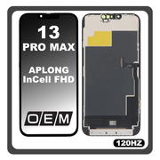 HQ OEM &Sigma;&upsilon;&mu;&beta;&alpha;&tau;ό &Mu;&epsilon; Apple iPhone 13 Pro Max (A2643, A2484) APLONG InCell FHD 120HZ LCD Display Screen Assembly &Omicron;&theta;ό&nu;&eta; + Touch Screen Digitizer &Mu;&eta;&chi;&alpha;&nu;&iota;&sigma;&mu;ό&sigmaf; &Alpha;&phi;ή&sigmaf; Black &Mu;&alpha;ύ&rho;&omicron; (Premium A+) (Lifetime Warranty &Gamma;&iota;&alpha; &Sigma;&upsilon;&nu;&epsilon;&rho;&gamma;&alpha;&tau;&epsilon;&sigmaf; B2B)
