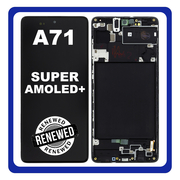 &Gamma;&nu;ή&sigma;&iota;&alpha; Original Samsung Galaxy A71 2020 A715 (SM-A715F) Super AMOLED Plus &Omicron;&theta;ό&nu;&eta; LCD Display Screen + Touch Screen DIgitizer &Mu;&eta;&chi;&alpha;&nu;&iota;&sigma;&mu;ό&sigmaf; &Alpha;&phi;ή&sigmaf; + Frame &Pi;&lambda;&alpha;ί&sigma;&iota;&omicron; Black &Mu;&alpha;ύ&rho;&omicron; GH82-22152A GH82-22248A (Renewed)