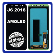 &Gamma;&nu;ή&sigma;&iota;&alpha; Original Samsung Galaxy J6 2018 (SM-J600F)​ &Omicron;&theta;ό&nu;&eta; LCD Display Screen + Touch Screen DIgitizer &Mu;&eta;&chi;&alpha;&nu;&iota;&sigma;&mu;ό&sigmaf; &Alpha;&phi;ή&sigmaf; Black GH97-21931A ​(Renewed)