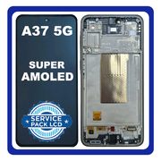 &Gamma;&nu;ή&sigma;&iota;&alpha; Original Samsung Galaxy A37 5G (SM-A376E, SM-A376E/DS) Super AMOLED LCD Display Screen Assembly &Omicron;&theta;ό&nu;&eta; + Touch Screen Digitizer &Mu;&eta;&chi;&alpha;&nu;&iota;&sigma;&mu;ό&sigmaf; &Alpha;&phi;ή&sigmaf; + Frame Bezel &Sigma;&alpha;&sigma;ί &Pi;&lambda;&alpha;ί&sigma;&iota;&omicron; Black &Mu;&alpha;ύ&rho;&omicron; GH82-39232A (Service Pack By Samsung)