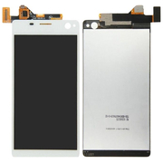 HQ OEM Sony Xperia C4 E5303 E5306 E5333 E5343 E5353 E5363 Οθόνη LCD Display Screen + Touch Screen Digitizer Μηχανισμός Αφής White