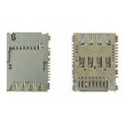 Γνήσιο Original Samsung Galaxy J3 2016 SM-J320F J320, J5 2015 SM-J500F J500 Sim Reader Θύρα Αναγνώστη Κάρτας Σίμ + SD Card Reader Κάρτα Μνήμης 3709-001863