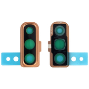 Γνήσιο Original Samsung A70 2019 SM-A705F CAMERA LENS + Frame Τζαμάκι Κάμερας Gold Χρυσό GH98-4419D