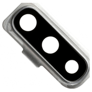 Γνήσιο Original Samsung A70 2019 SM-A705F CAMERA LENS + Frame Τζαμάκι Κάμερας White Λευκό GH98-44197B