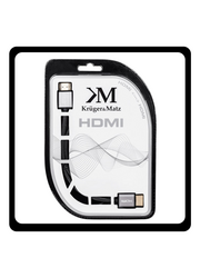 Kruger & Matz Cable HDMI male - HDMI male 1.8m Black Μαύρο