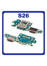 Γνήσια Original Samsung Galaxy S26 (SM-S942B, SM-S942B/DS) USB Type-C Charging Dock Connector Flex Sub Board, Καλωδιοταινία Υπό Πλακέτα Φόρτισης + Microphone Μικρόφωνο + Sim Reader GH96-20820A(Service Pack By Samsung)